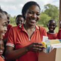 Participer à la distribution de kits de dignité et au soutien des familles en précarité.